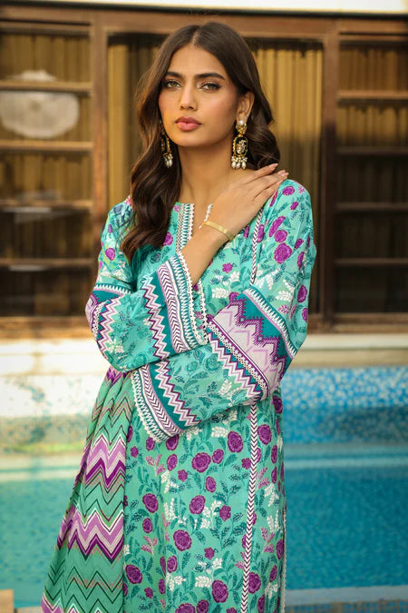 Lakhany | 3pc Unstitched Komal Prints with Printed Lawn Dupatta