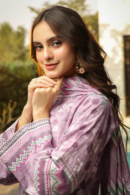 Lakhany | 3pc Unstitched Komal Prints with Printed Lawn Dupatta