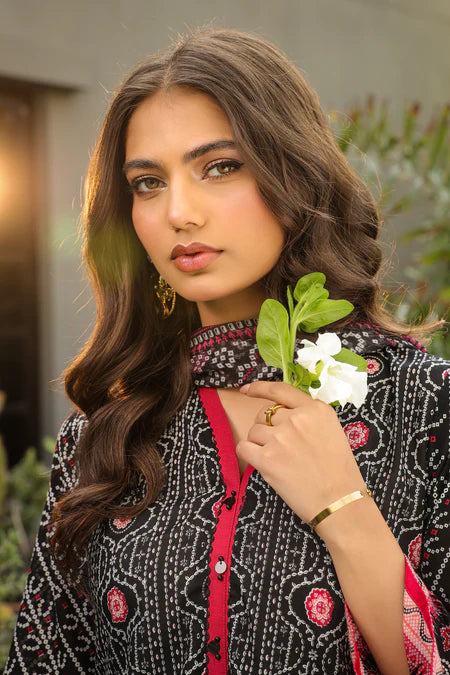 Lakhany | 3pc Unstitched Komal Prints with Printed Chiffon Dupatta