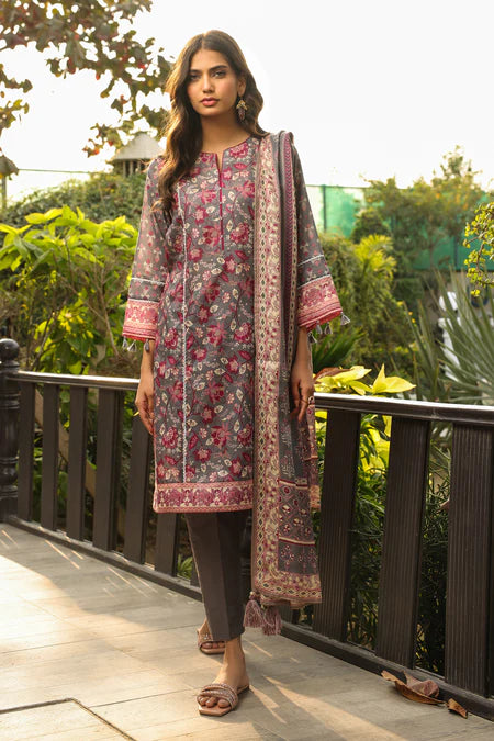 Lakhany | 3pc Unstitched Komal Prints with Printed Lawn Dupatta