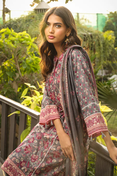 Lakhany | 3pc Unstitched Komal Prints with Printed Lawn Dupatta