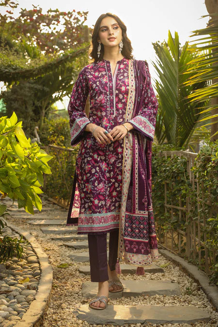 Lakhany | 3pc Unstitched Komal Prints with Printed Lawn Dupatta