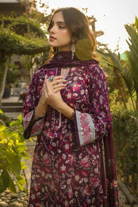 Lakhany | 3pc Unstitched Komal Prints with Printed Lawn Dupatta