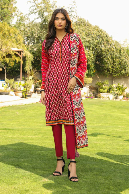 Lakhany | 3pc Unstitched Komal Prints with Printed Lawn Dupatta