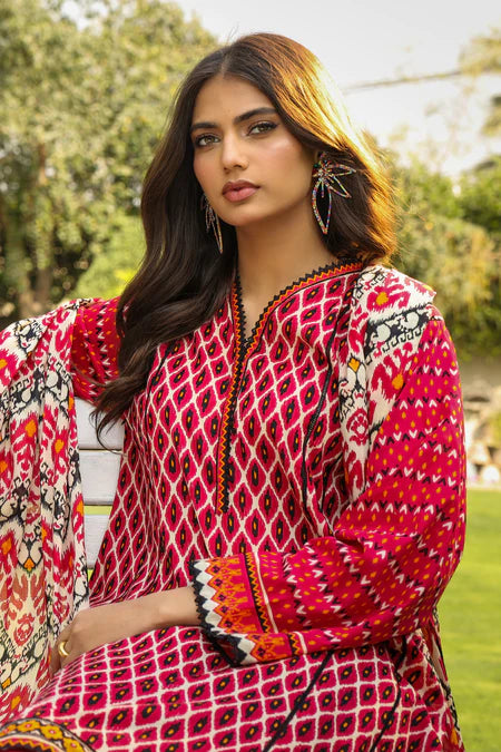 Lakhany | 3pc Unstitched Komal Prints with Printed Lawn Dupatta