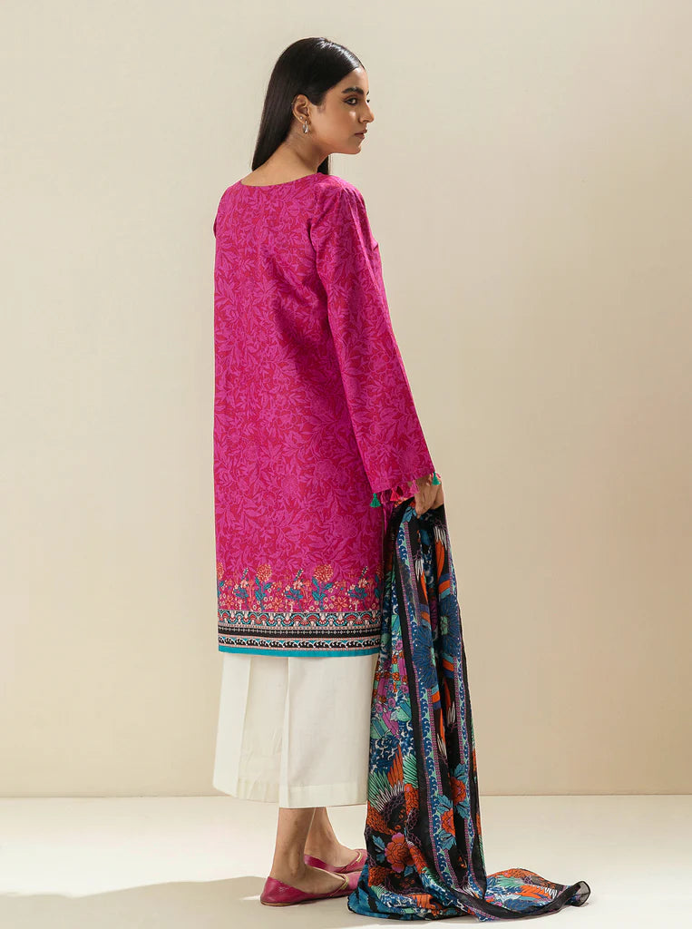 MORBAGH by BEECHTREE | 2 Piece Unstitched Embroidered Lawn | Diva Glow