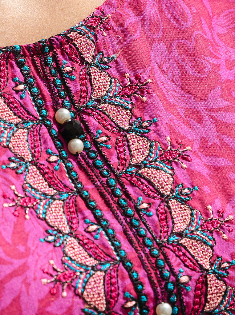 MORBAGH by BEECHTREE | 2 Piece Unstitched Embroidered Lawn | Diva Glow