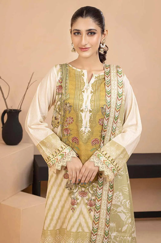 Gul Ahmed | 3PC Printed Lawn Unstitched Suit