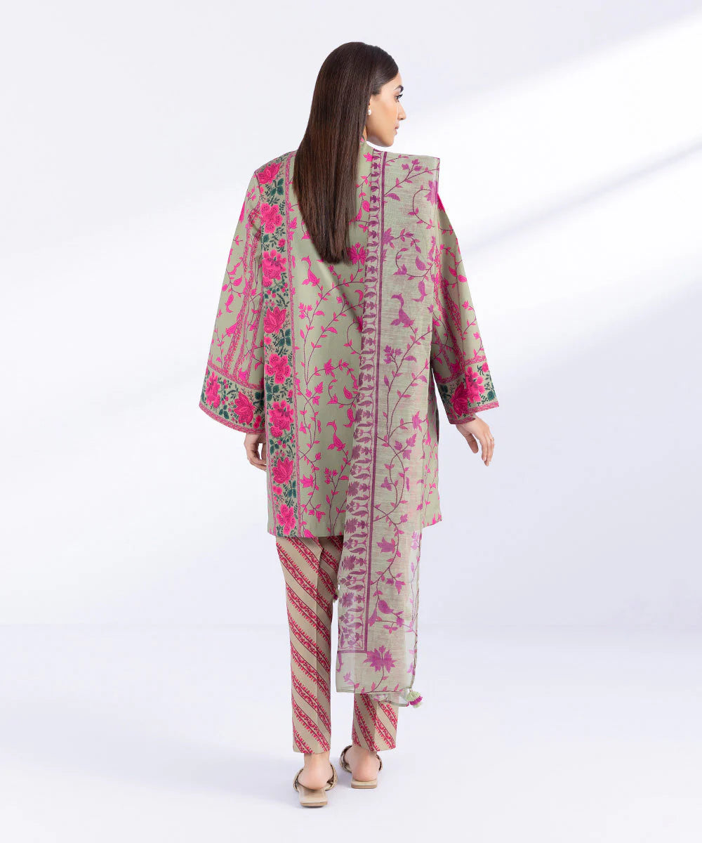 SAPPHIRE | UNSTITCHED 3 PIECE PRINTED CAMBRIC SUIT