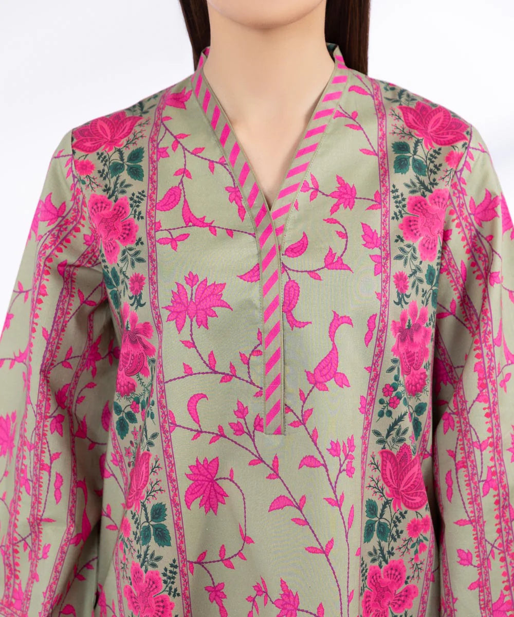 SAPPHIRE | UNSTITCHED 3 PIECE PRINTED CAMBRIC SUIT