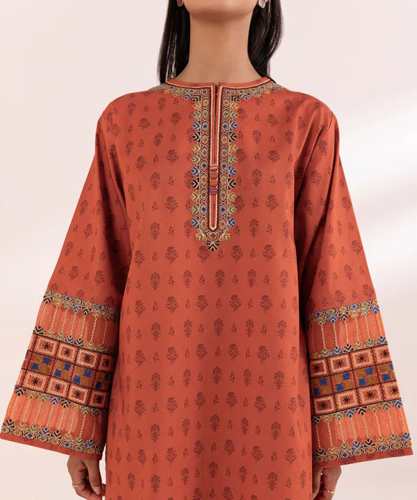 SAPPHIRE | UNSTITCHED 3 PIECE EMBROIDERED LAWN SUIT