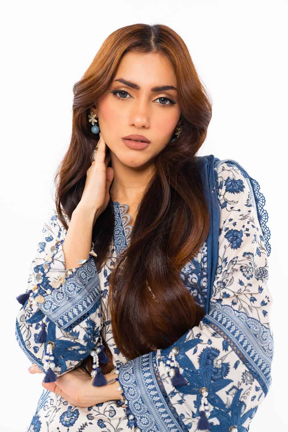 Alkaram | Unstitched 3 Pc Printed Lawn Suit With Lawn Dupatta