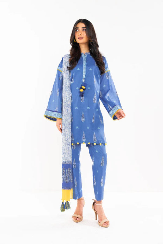 ALKARAM | Unstitched 3 Pc Printed Lawn Suit
