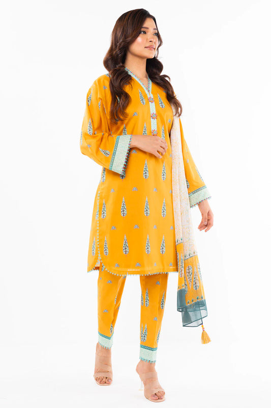 ALKARAM | Unstitched 3 Pc Printed Lawn Suit