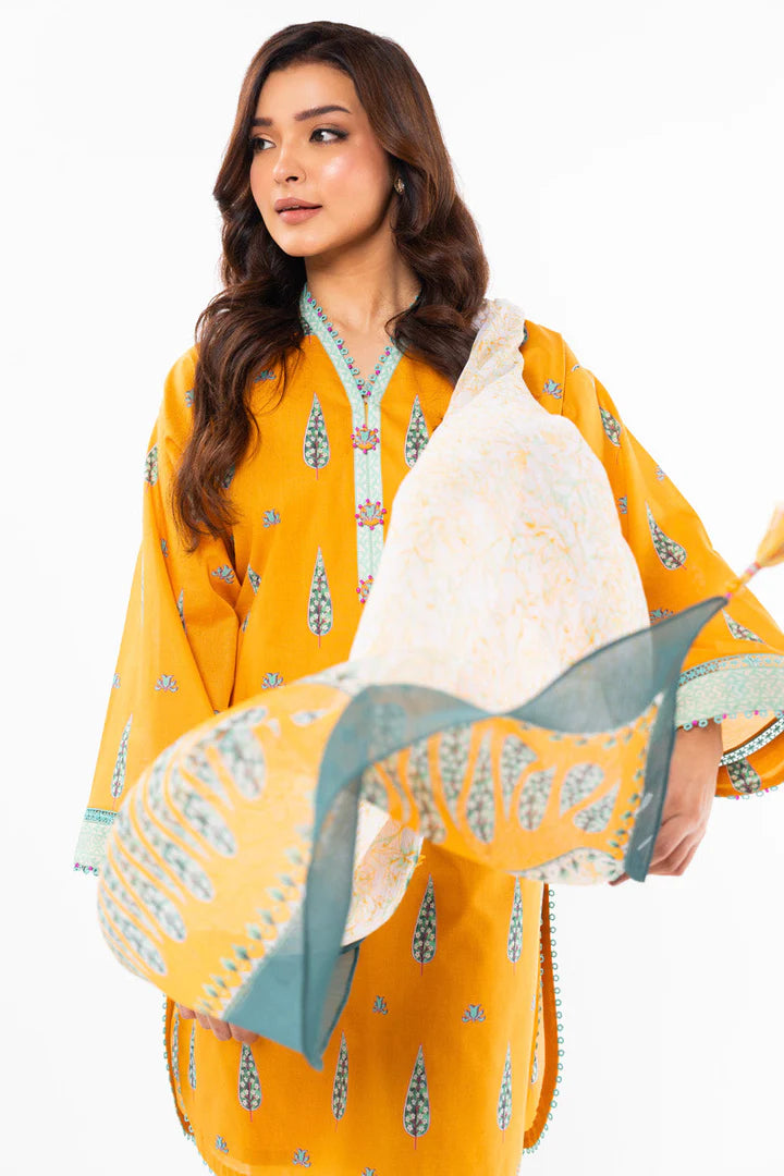 ALKARAM | Unstitched 3 Pc Printed Lawn Suit