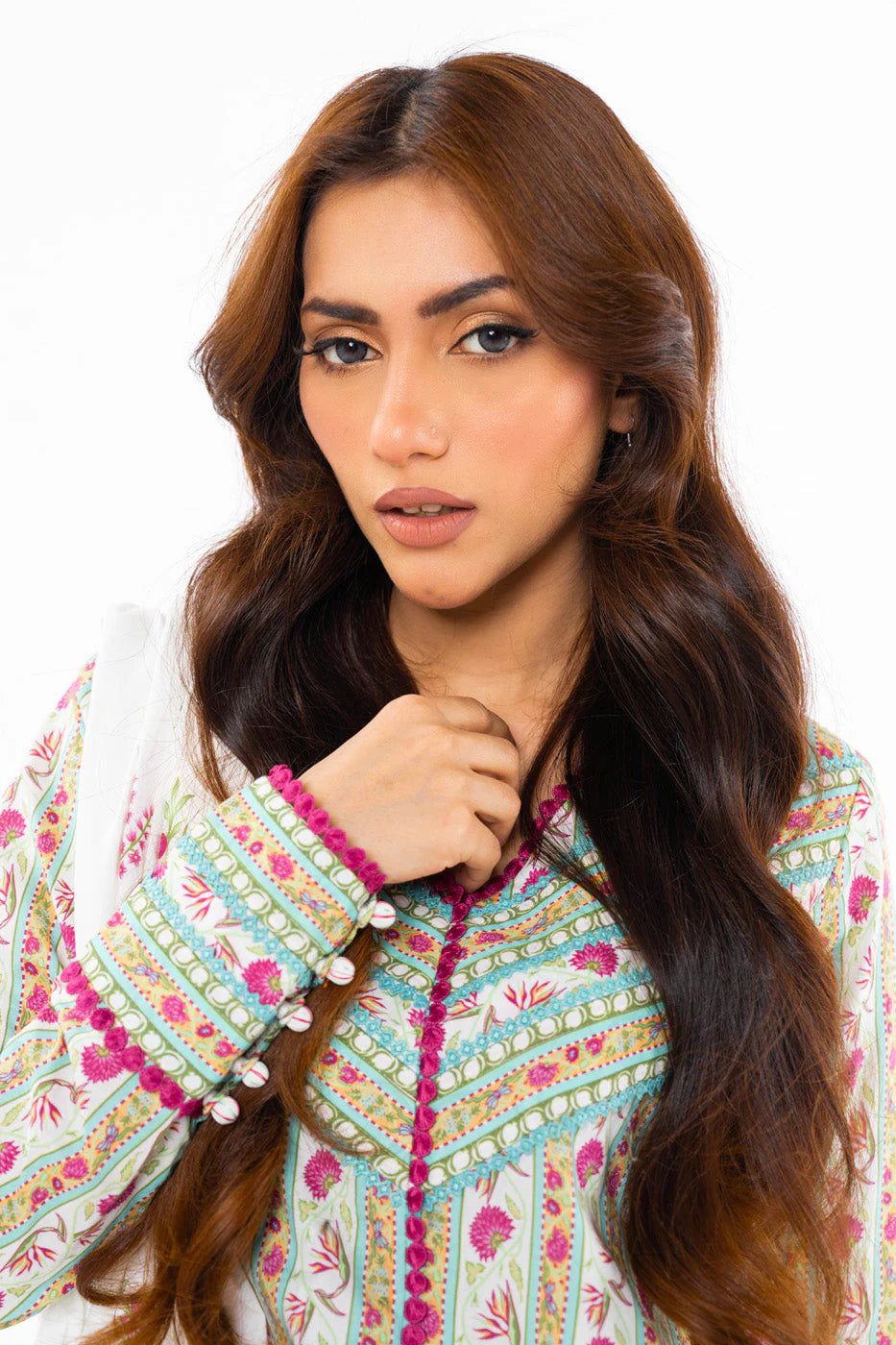 Alkaram | Unstitched 3 Pc Printed Lawn Suit With Lawn Dupatta
