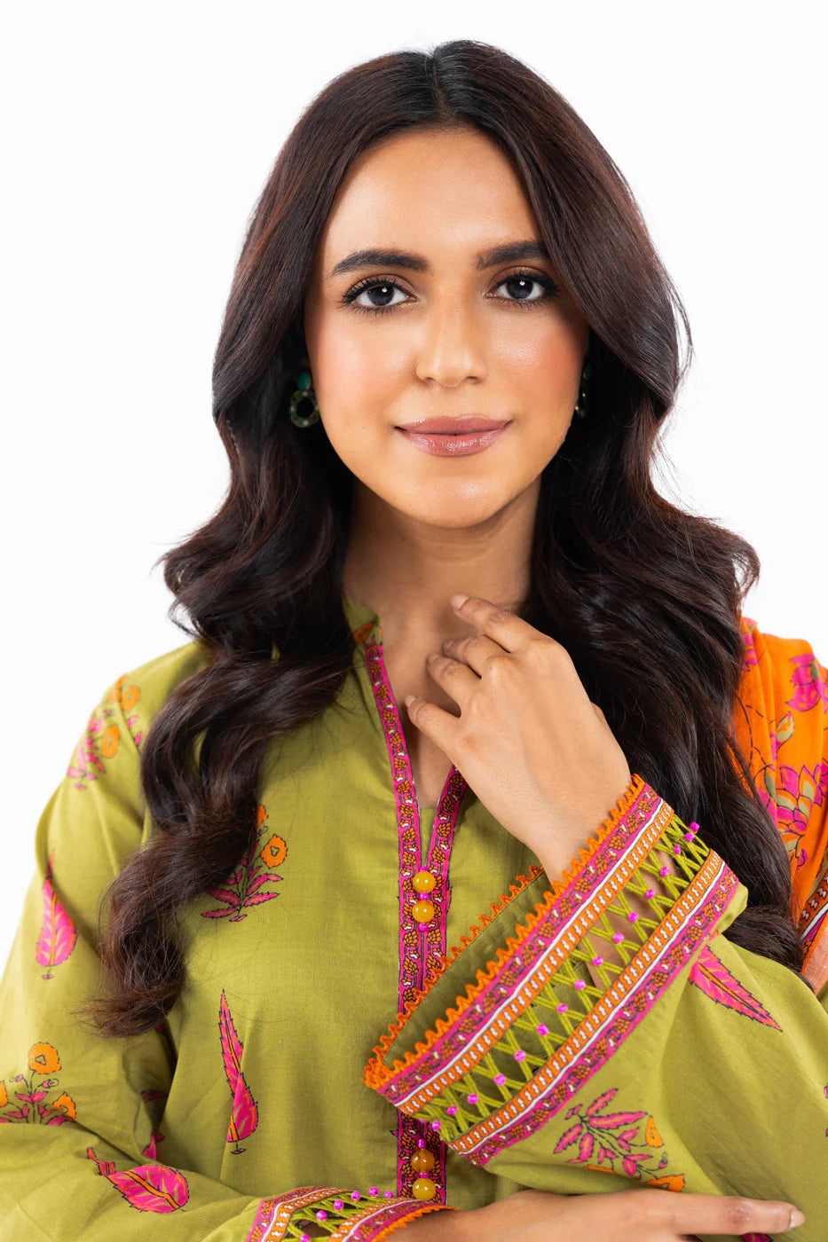 Alkaram | Unstitched 3 Pc Printed Lawn Suit With Lawn Dupatta