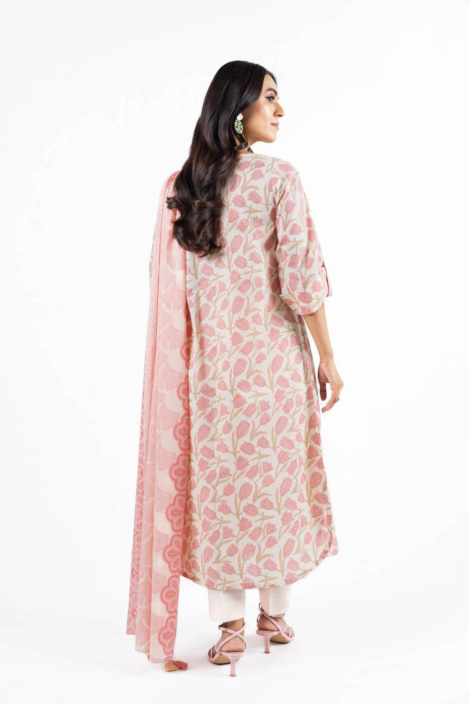 Alkaram | Unstitched 3 Pc Printed Lawn Suit With Lawn Dupatta