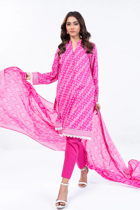ALKARAM | Unstitched 3 Pc Printed Lawn Suit
