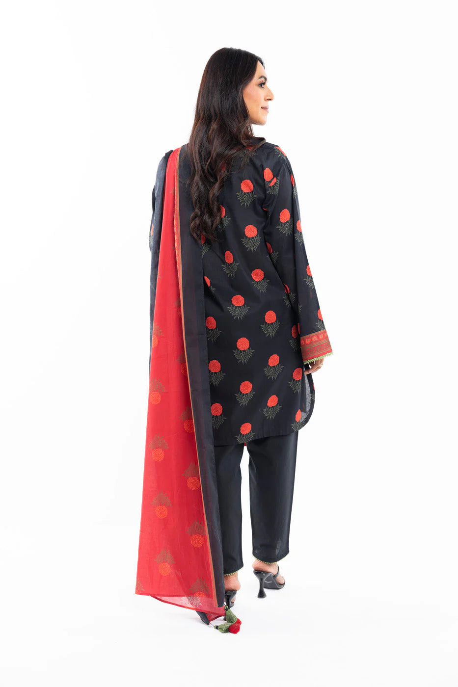 Alkaram | Unstitched 3 Pc Printed Lawn Suit With Lawn Dupatta