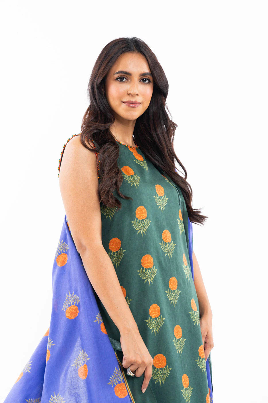 Alkaram | Unstitched 3 Pc Printed Lawn Suit With Lawn Dupatta