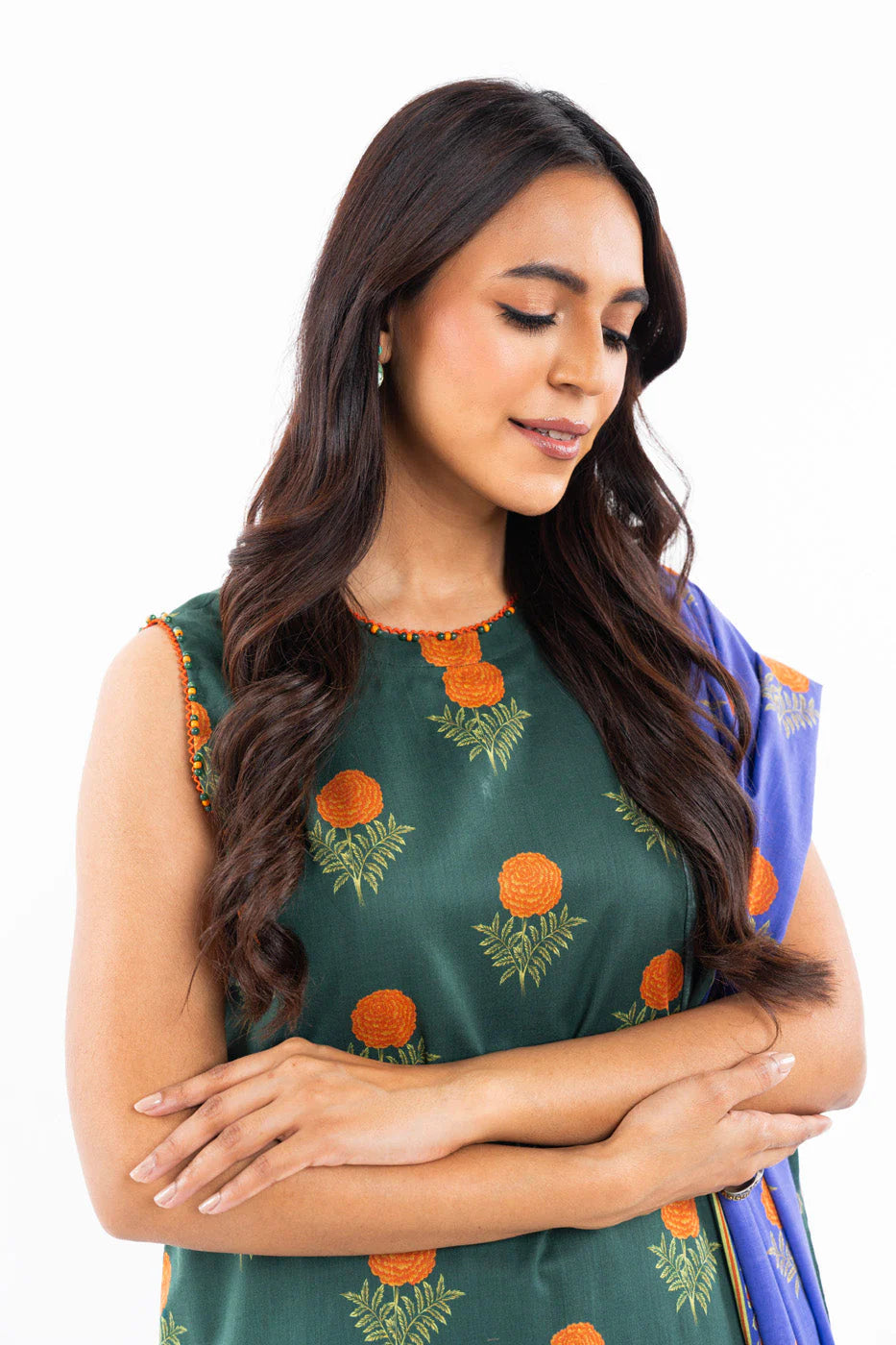 Alkaram | Unstitched 3 Pc Printed Lawn Suit With Lawn Dupatta