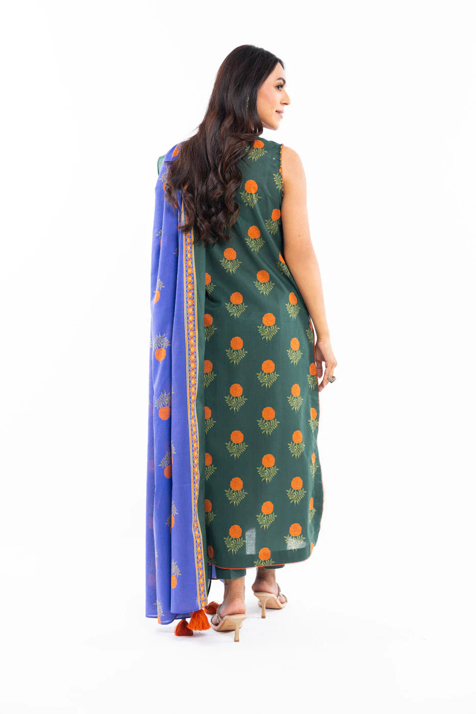 Alkaram | Unstitched 3 Pc Printed Lawn Suit With Lawn Dupatta