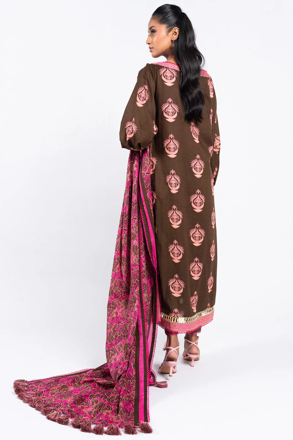 Alkaram | Unstitched 3 Pc Printed Lawn Suit With Lawn Dupatta