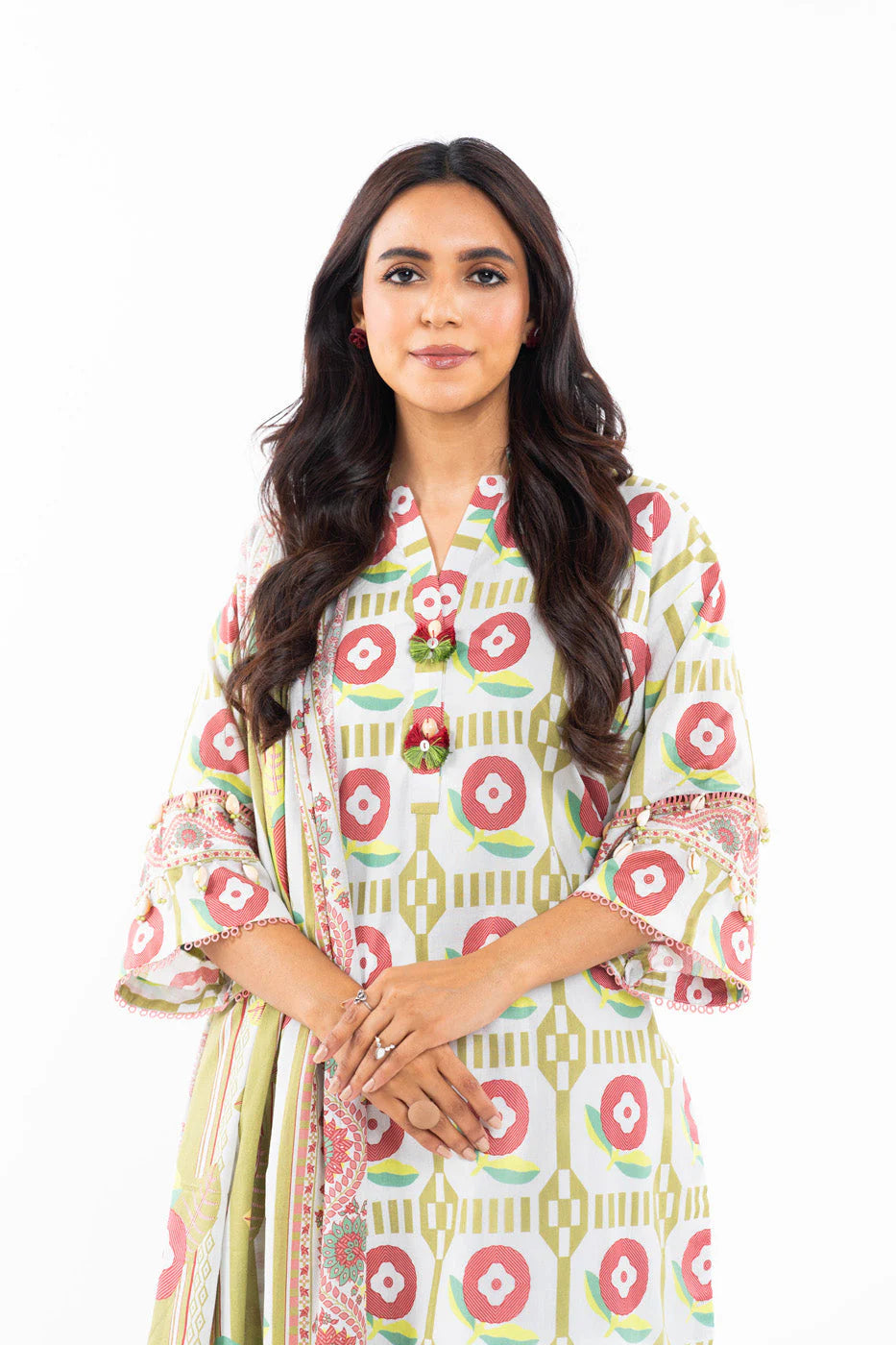 Alkaram | Unstitched 3 Pc Printed Lawn Suit With Lawn Dupatta
