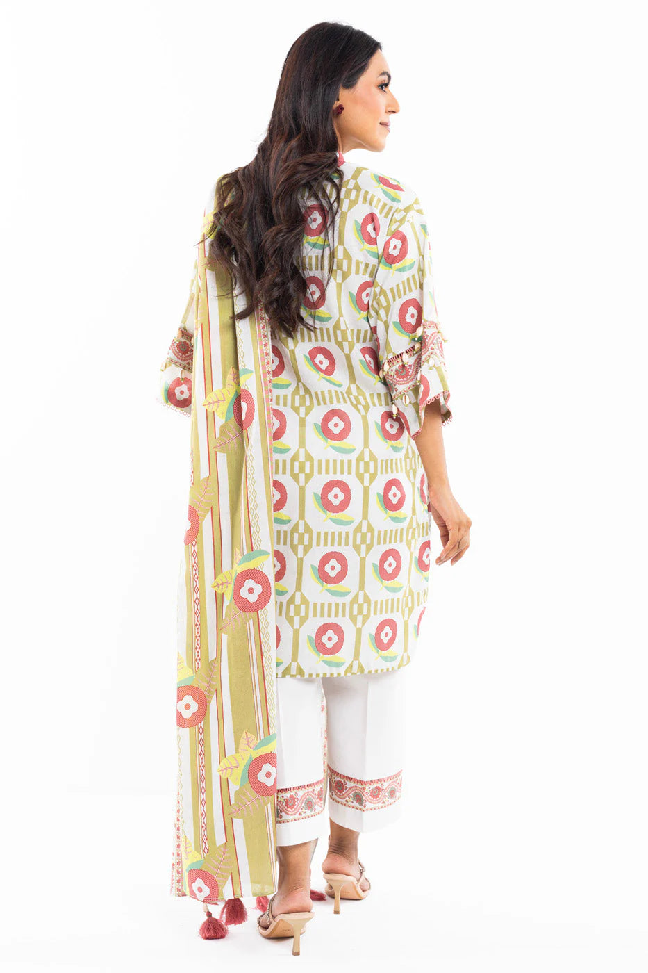 Alkaram | Unstitched 3 Pc Printed Lawn Suit With Lawn Dupatta
