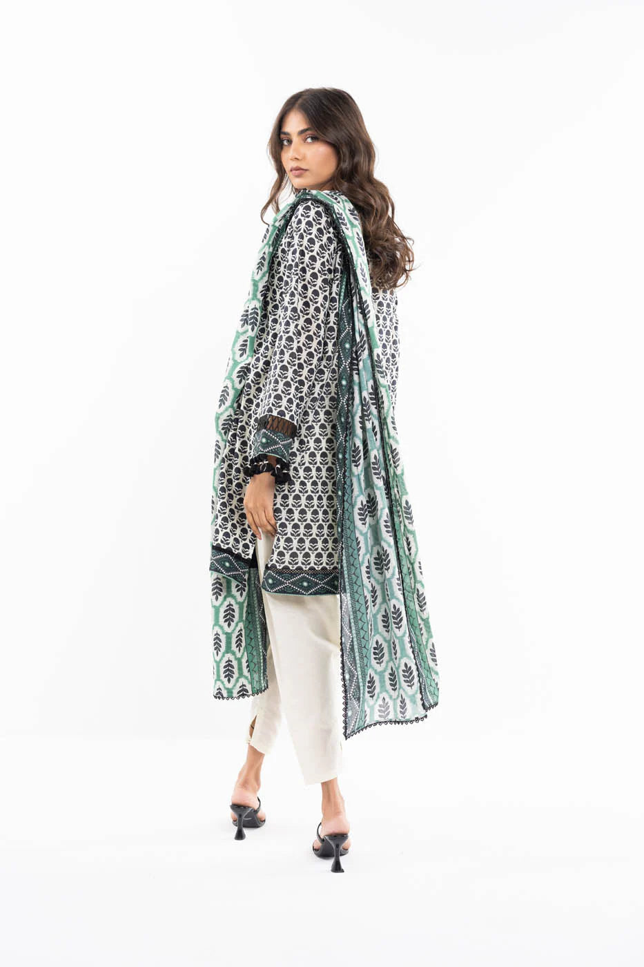 Alkaram | Unstitched 3 Pc Printed Lawn Suit With Lawn Dupatta
