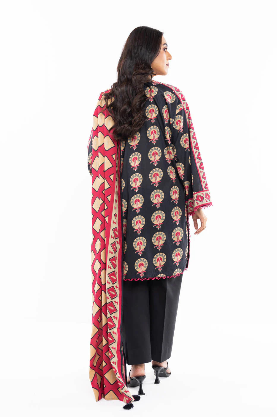 Alkaram | Unstitched 3 Pc Printed Lawn Suit With Lawn Dupatta