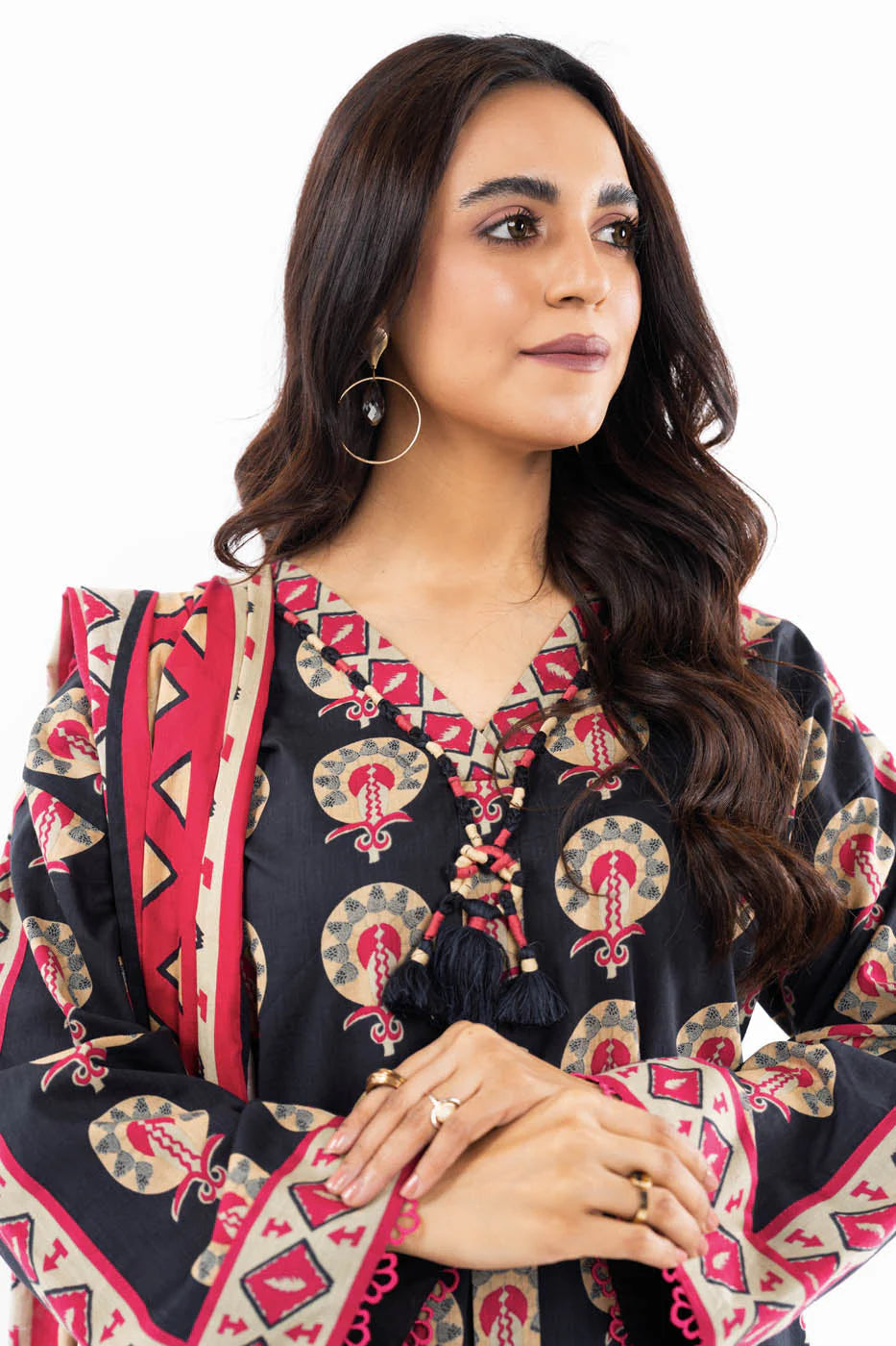 Alkaram | Unstitched 3 Pc Printed Lawn Suit With Lawn Dupatta