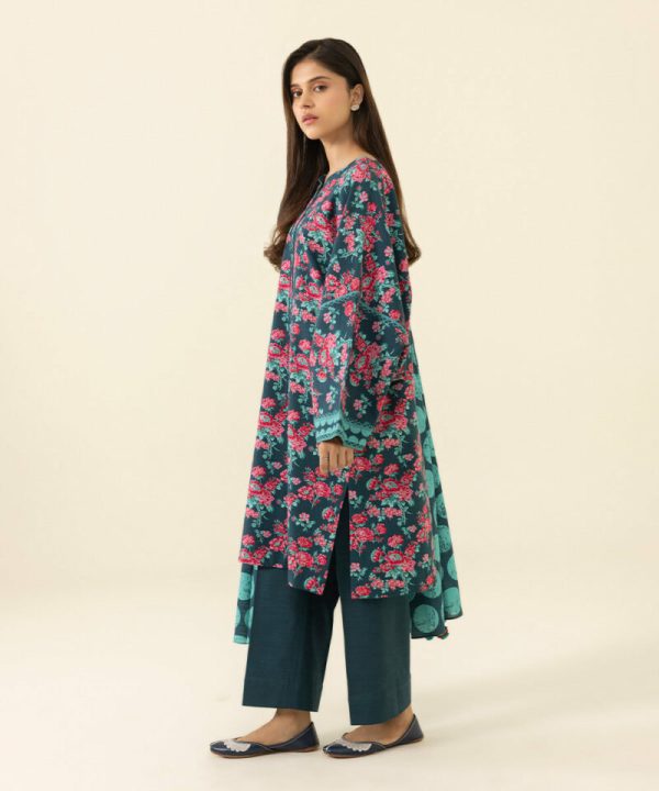 Sapphire | Unstitched 2Pc Printed Light Khaddar - Shirt & Dupatta | U2D-DY23V6-4