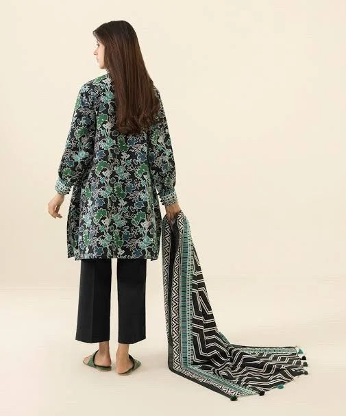 SAPPHIRE | UNSTITCHED 2 PIECE PRINTED KHADDAR SUIT