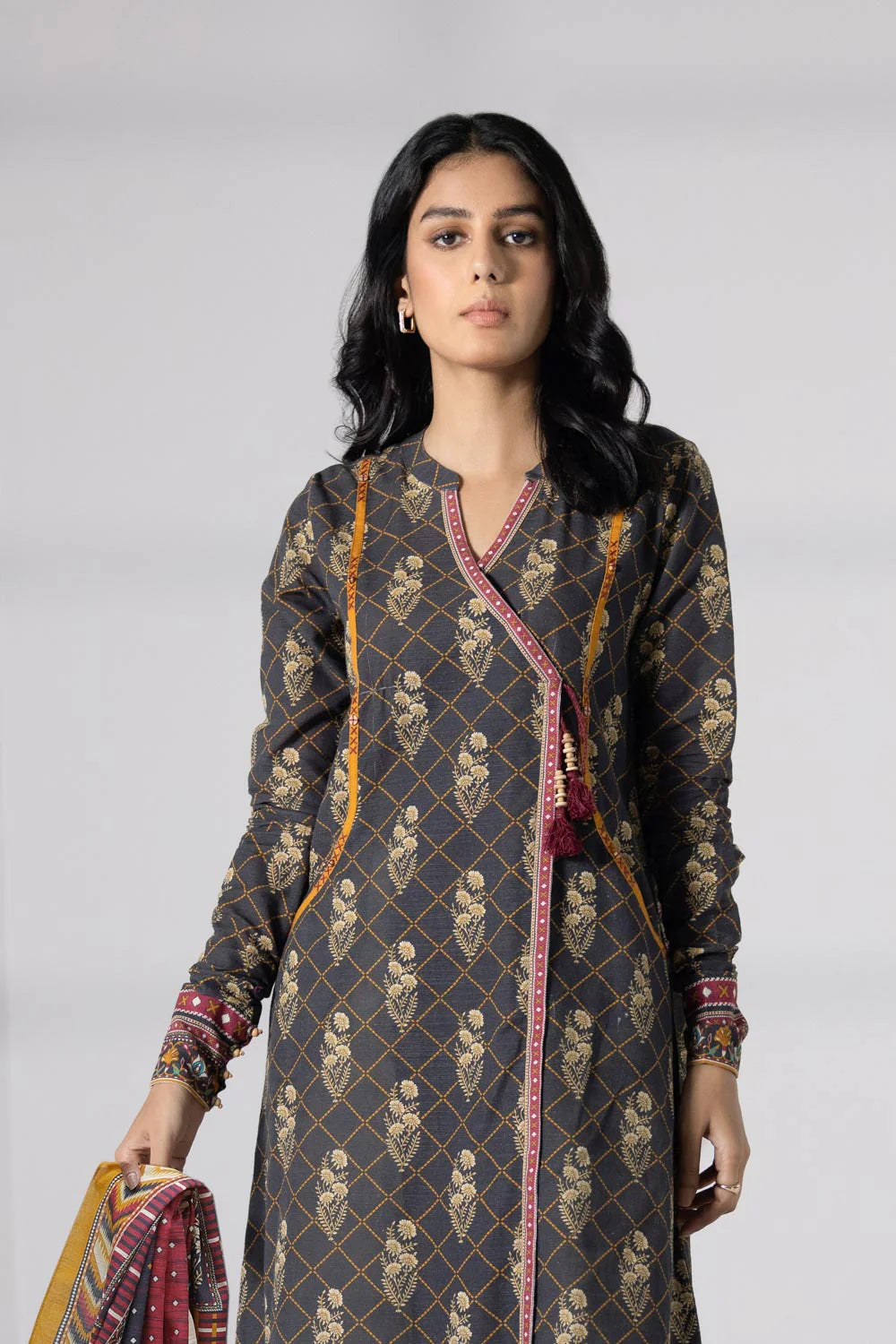 SAPPHIRE | UNSTITCHED 2 PIECE PRINTED KHADDAR SUIT