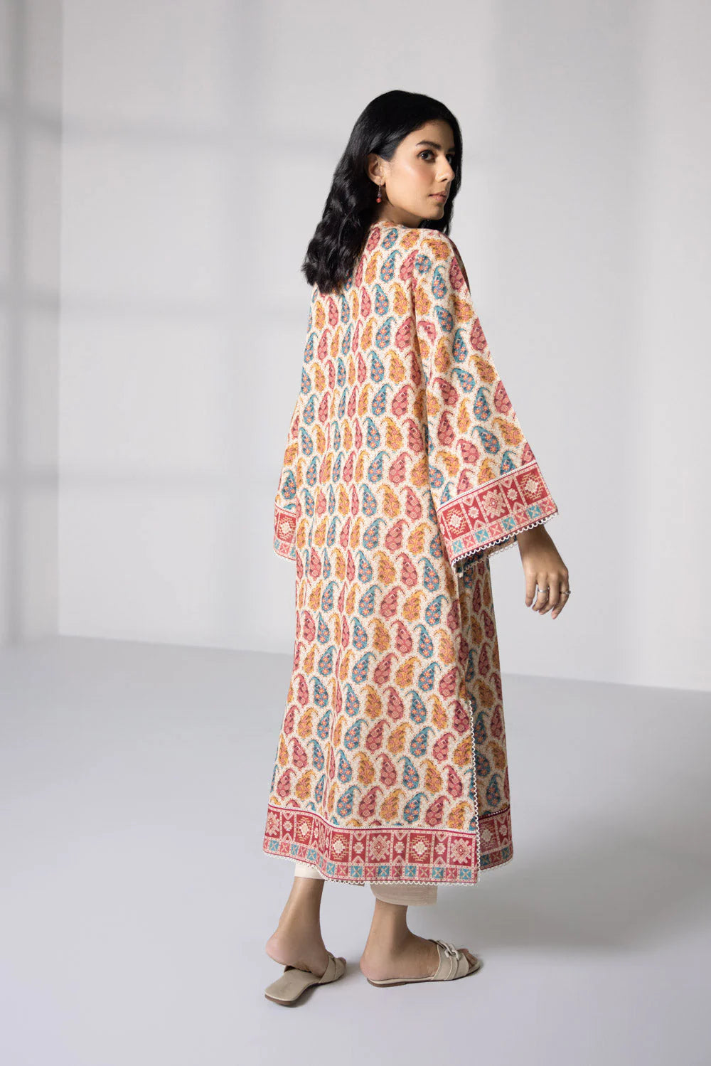 SAPPHIRE | UNSTITCHED 2 PIECE PRINTED KHADDAR SUIT