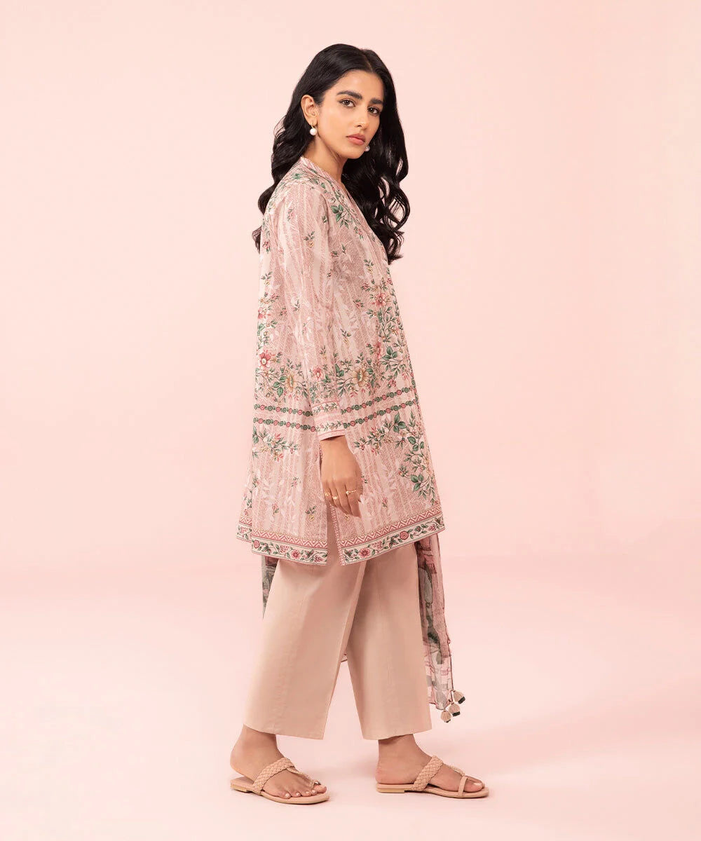 SAPPHIRE | UNSTITCHED 3 PIECE PRINTED LAWN SUIT