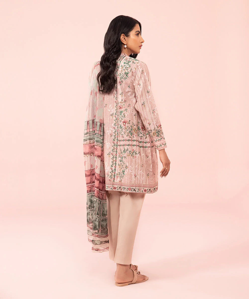 SAPPHIRE | UNSTITCHED 3 PIECE PRINTED LAWN SUIT