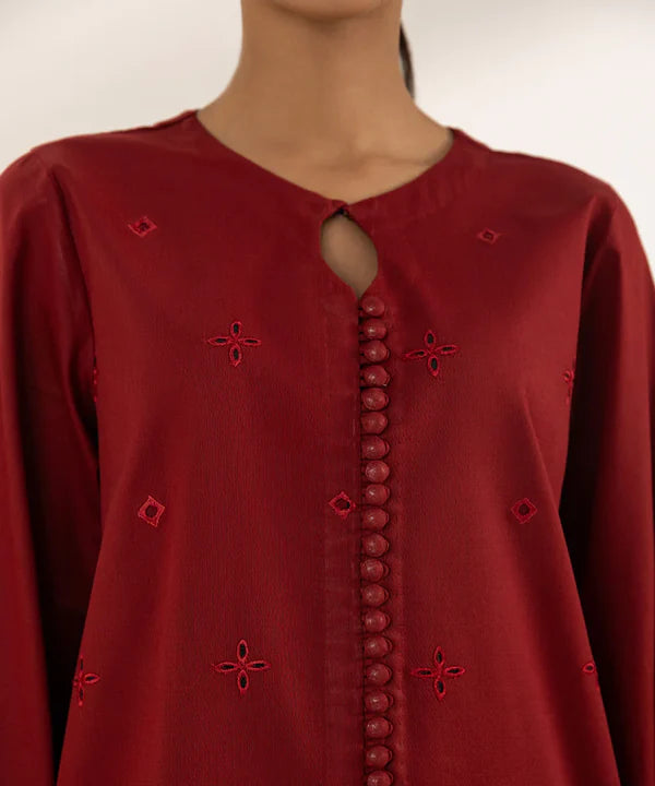 SAPPHIRE | UNSTITCHED 3 PIECE EMBROIDERED DOBBY SUIT