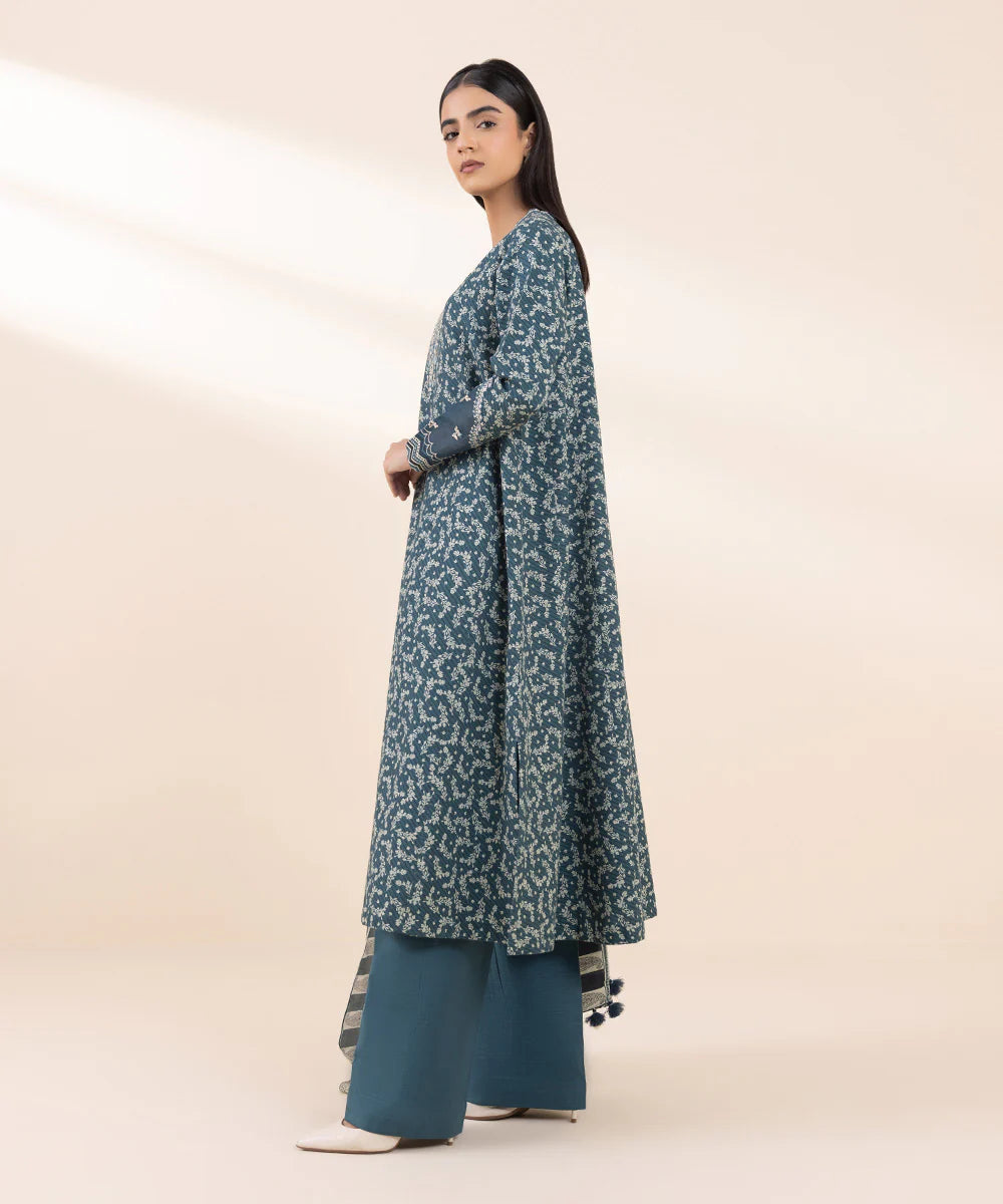 SAPPHIRE | UNSTITCHED 2 PIECE EMBROIDERED LIGHT KHADDAR SUIT