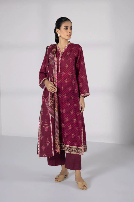 Sapphire | Unstitched 3Pc Printed Khaddar Suit | U3-DAYZ23V1-70