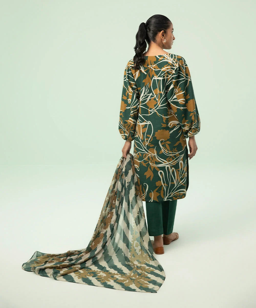 SAPPHIRE | UNSTITCHED 3 PIECE PRINTED LAWN SUIT