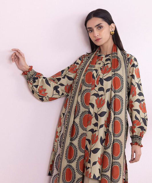 SAPPHIRE | UNSTITCHED 3 PIECE PRINTED LAWN SUIT