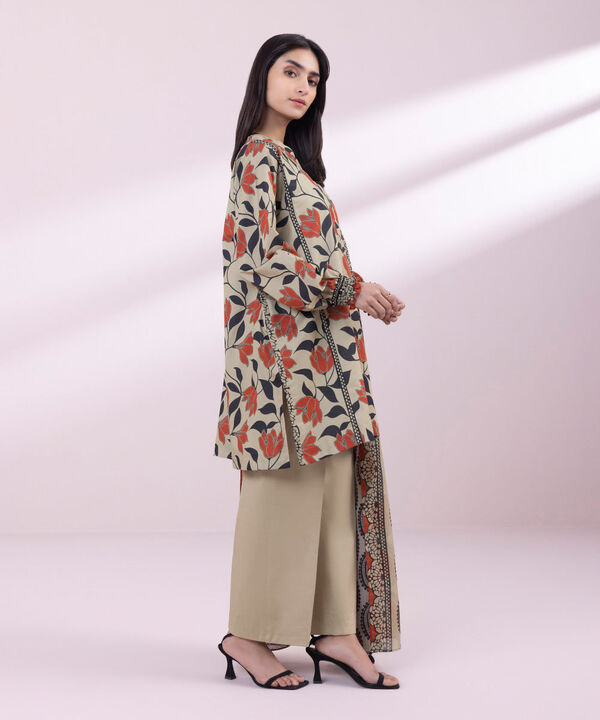 SAPPHIRE | UNSTITCHED 3 PIECE PRINTED LAWN SUIT