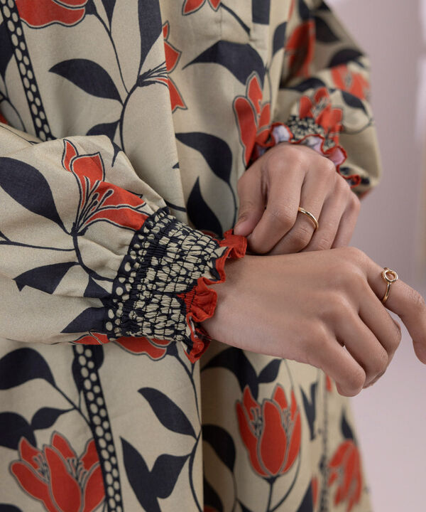 SAPPHIRE | UNSTITCHED 3 PIECE PRINTED LAWN SUIT