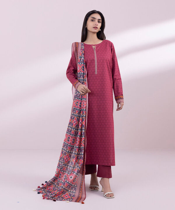 SAPPHIRE | UNSTITCHED 3 PIECE PRINTED LAWN SUIT