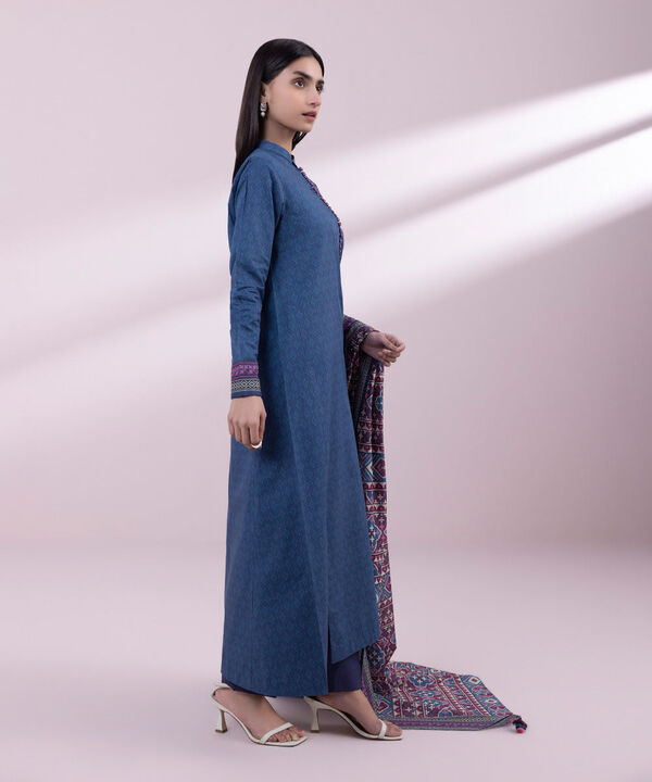 SAPPHIRE | UNSTITCHED 3 PIECE PRINTED LAWN SUIT