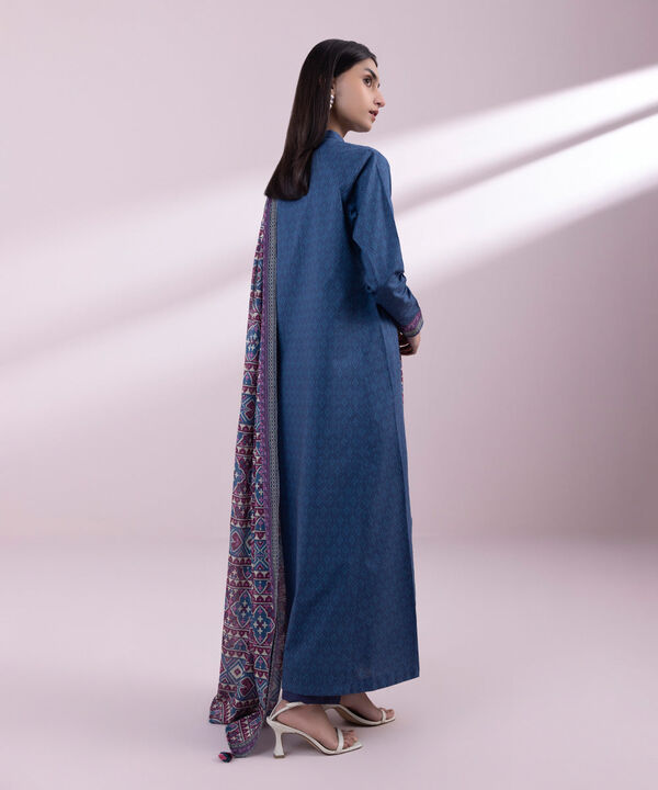SAPPHIRE | UNSTITCHED 3 PIECE PRINTED LAWN SUIT