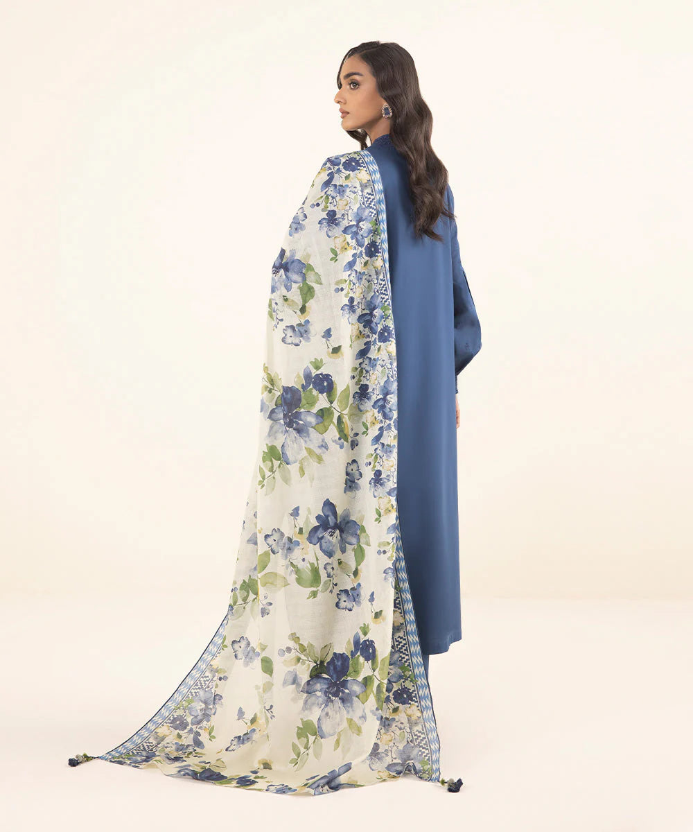 SAPPHIRE | UNSTITCHED 2 PIECE EMBROIDERED CAMBRIC SUIT